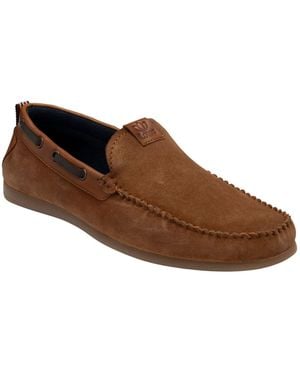 Lotus Casual Slip On Driving Shoes - Braun