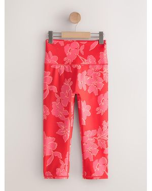 Next Active Power Sports Capri Leggings - Red