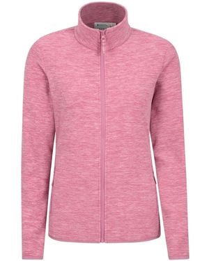 Mountain Warehouse Mid Snowdon Melange Ii Full-Zip Fleece - Pink