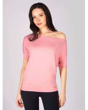 Pineapple Monroe Short Sleeve Jersey T-Shirt - Pink