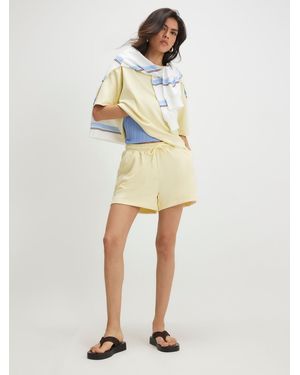River Island Drawstring Shorts - Natural