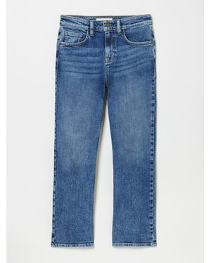FatFace Sway Denim Vintage Cropped Jeans - Blue