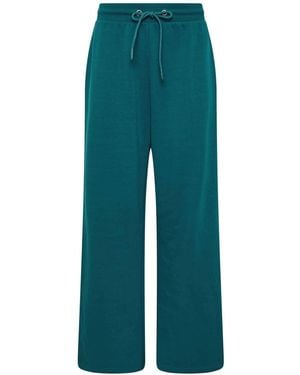 M Com Wide Leg Sweatpants - Green