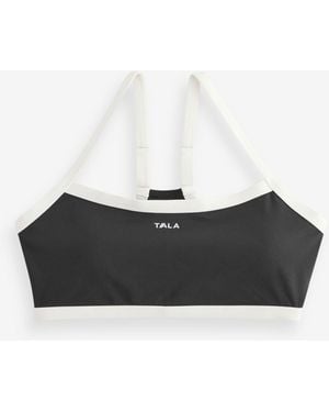 Tala Adjustable Strap Bandeau Vest - Black