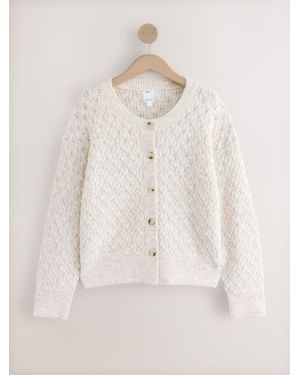 Next Knitted Cardigan - Natural