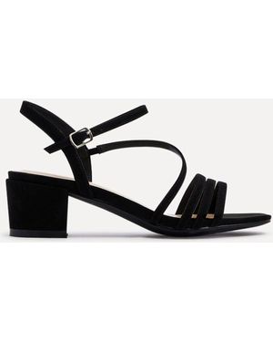 Linzi Afia Riemchensandalen Mit Blockabsatzeu 41 (Uk 7) - Schwarz