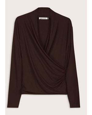 Baukjen Gylda Fixed Wrap Top - Brown