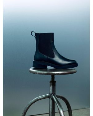 Whistles Elasticated Chelsea Boots - Blue