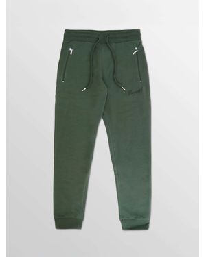 Pineapple Skinny Zip Sweatpants - Green