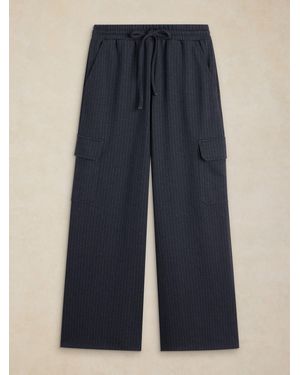 White Stuff Teagan Stripe Wide Leg Pants - Blue