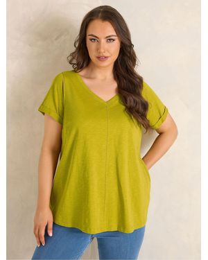 Evans Premium Cotton Shirt - Yellow