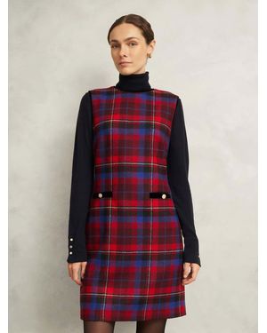 Hobbs Ingrid Wool Dress - Red