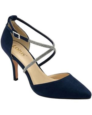 Lotus Heeled Occasion Shoes - Blau