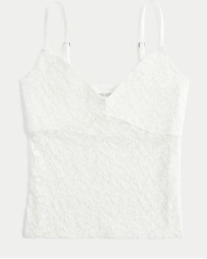 Hollister Lace Cami Top - White
