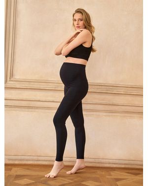 Seraphine Overbump Ultimate Maternity Leggings - Natural