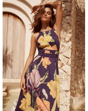 fall halter maxi dress 8374