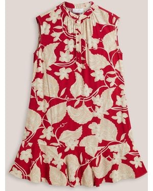 Hobbs Kesta Überzieh-Kleid - Rot