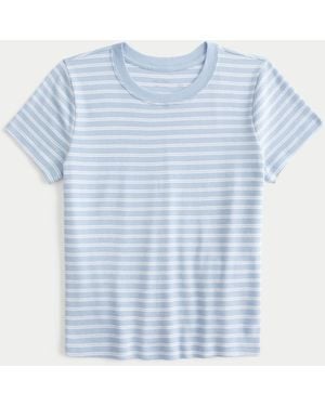 Hollister Crew Neck T-Shirt - Blue