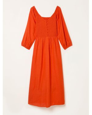 FatFace Fatface Adele Midi Dress - Orange