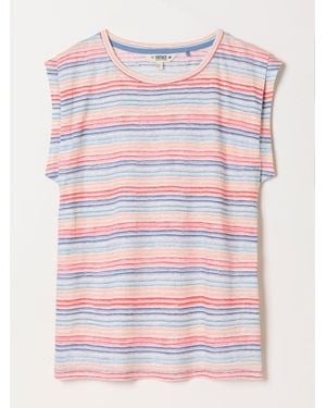 FatFace Fatface Lou Linen Tank - Pink