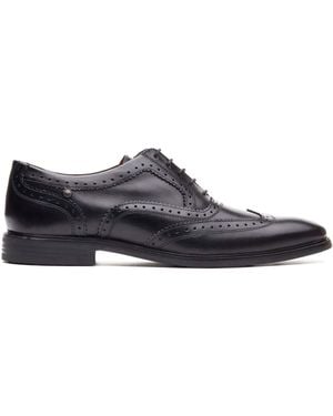 Base London Clarence Brougue Shoe - White