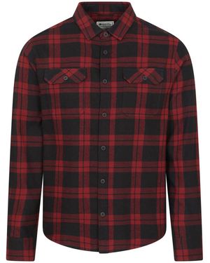 Mountain Warehouse Trace Flannel Long Sleeve Shirt - Red