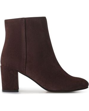 Jones Bootmaker Jones Bootmaker Neptune Heeled Ankle Boots - Brown