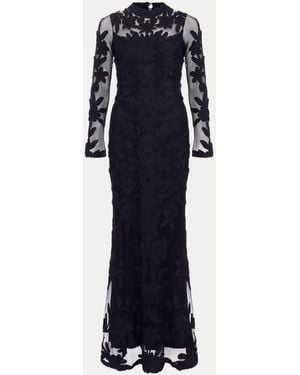 Phase Eight Petite Geneve Tapework Maxi Dress - Blue