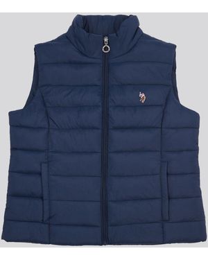 U.S. POLO ASSN. U. S. Polo Assn U. S. Polo Assn. Lightweight Puffer Gilet - Blue