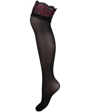 Pour Moi Scarlet Amour Hold-Ups - Black