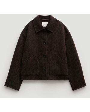 Hush Pure Wool Double Faced Jacket - Black