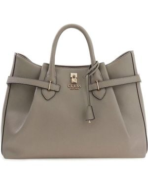 Guess Yesba Satchel Bag - Grey