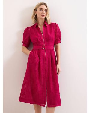 Phase Eight Carey Midi Dress - Pink