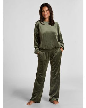 Hunkemöller Velvet Pyjamas Set - Green