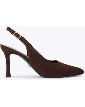 Carvela Kurt Geiger Corletta Sling Jewel Shoes - Brown
