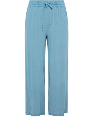 M Com Petite Wide Leg Pants - Blue