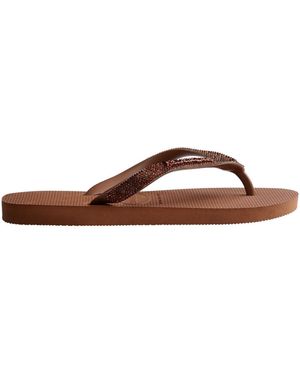 Havaianas Top Glow Flip Flops - Brown