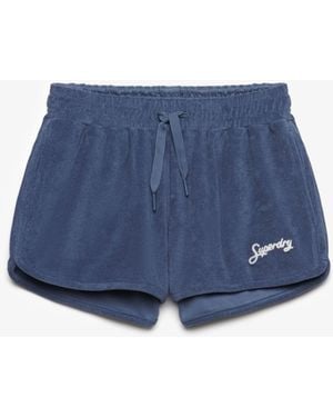 Superdry Heritage Terry Shorts - Blue