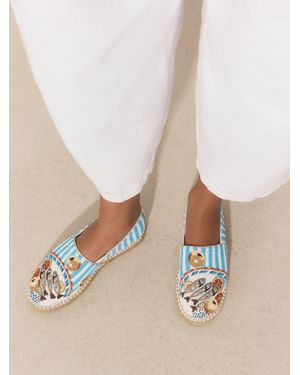 Next Forever Comfort Hand Beaded Espadrilles - Natural