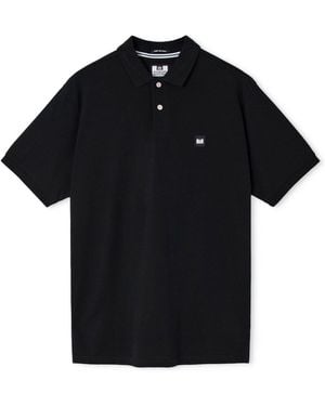 Weekend Offender Heathcote Badge Polo Shirt - Black