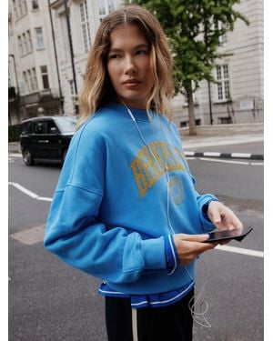 Next Berkeley Licence Graphic Sweatshirt - Blue