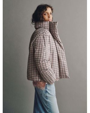 Next Check Short Padded Jacket - Brown