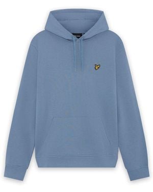 Lyle & Scott Sky Pullover Hoodie - Blue
