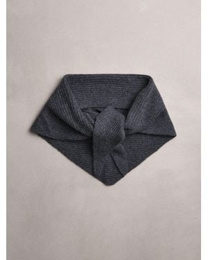 Next Charcoal N. Premium Cashmere Triangle Scarf - Gray