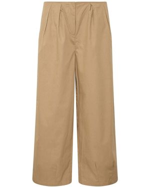 PixieGirl Petite Pixiegirl Petite Pleated Waist Balloon Pants - Natural