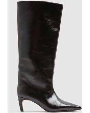 River Island Straight Leg Knee High Boots - Black
