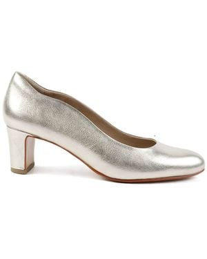 Jones Bootmaker Regular Fit Zoey Leather Court Shoes - White