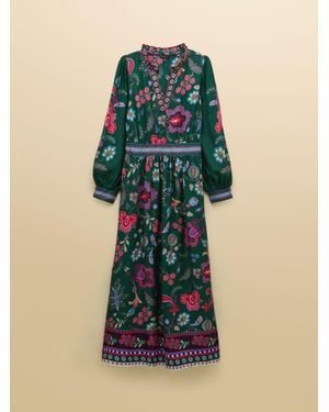 Joules Cressida Placement Maxi Dress - Blue