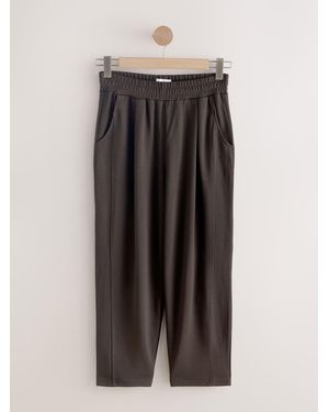 Self Barrell Leg Viscose Blend Sweatpants - Multicolor