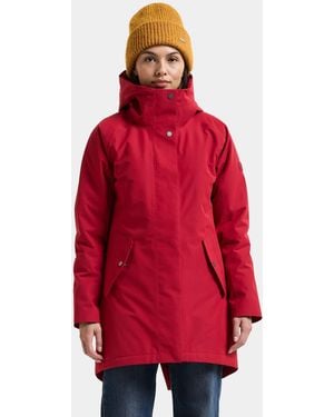 Didriksons Alana Waterproof Coat - Red